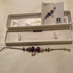 Bacio Sterling Bead Bracelet, NIB